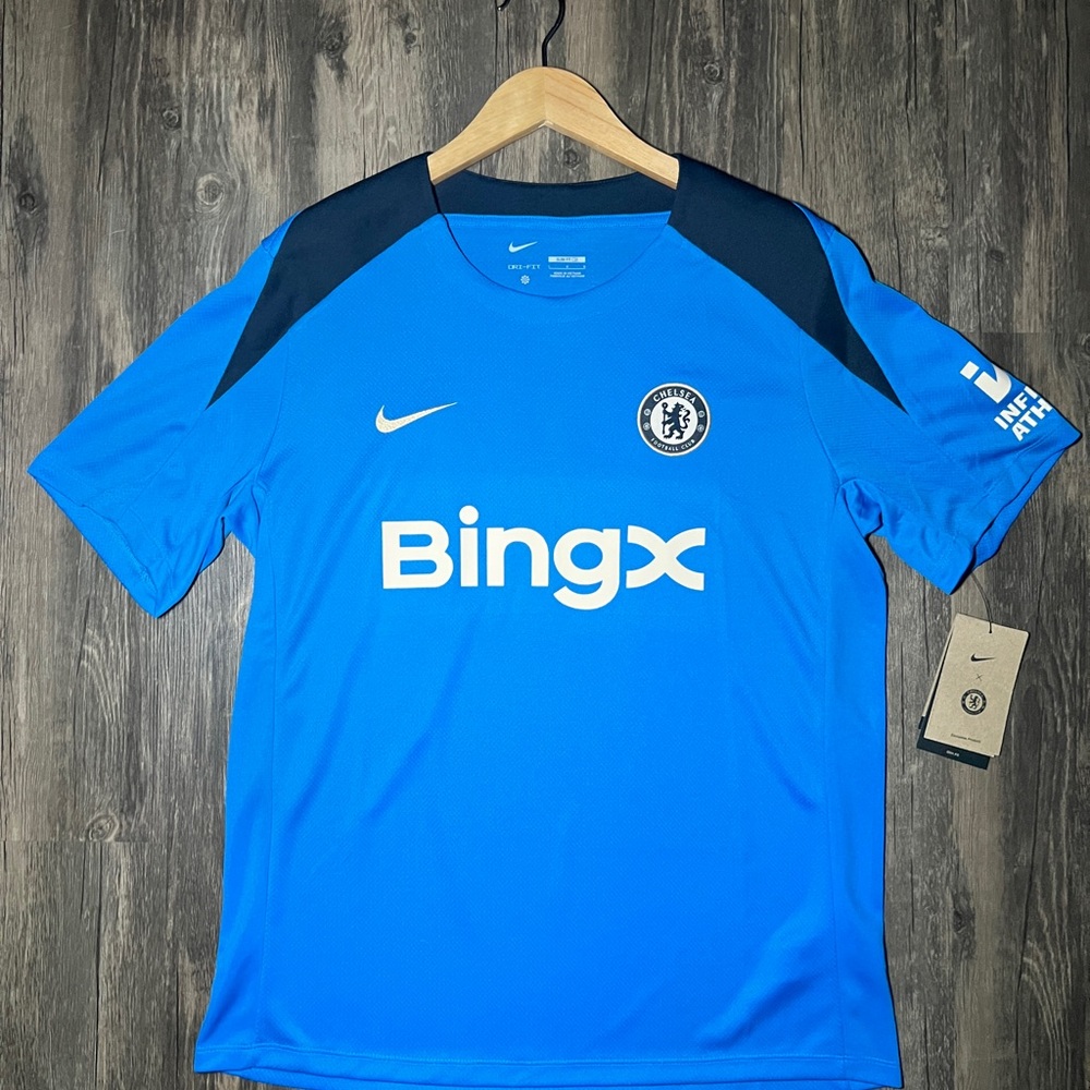 Nike Dri-FIT Blue Athletic Shirt
